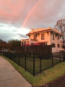 sunset above addiction treatment facility