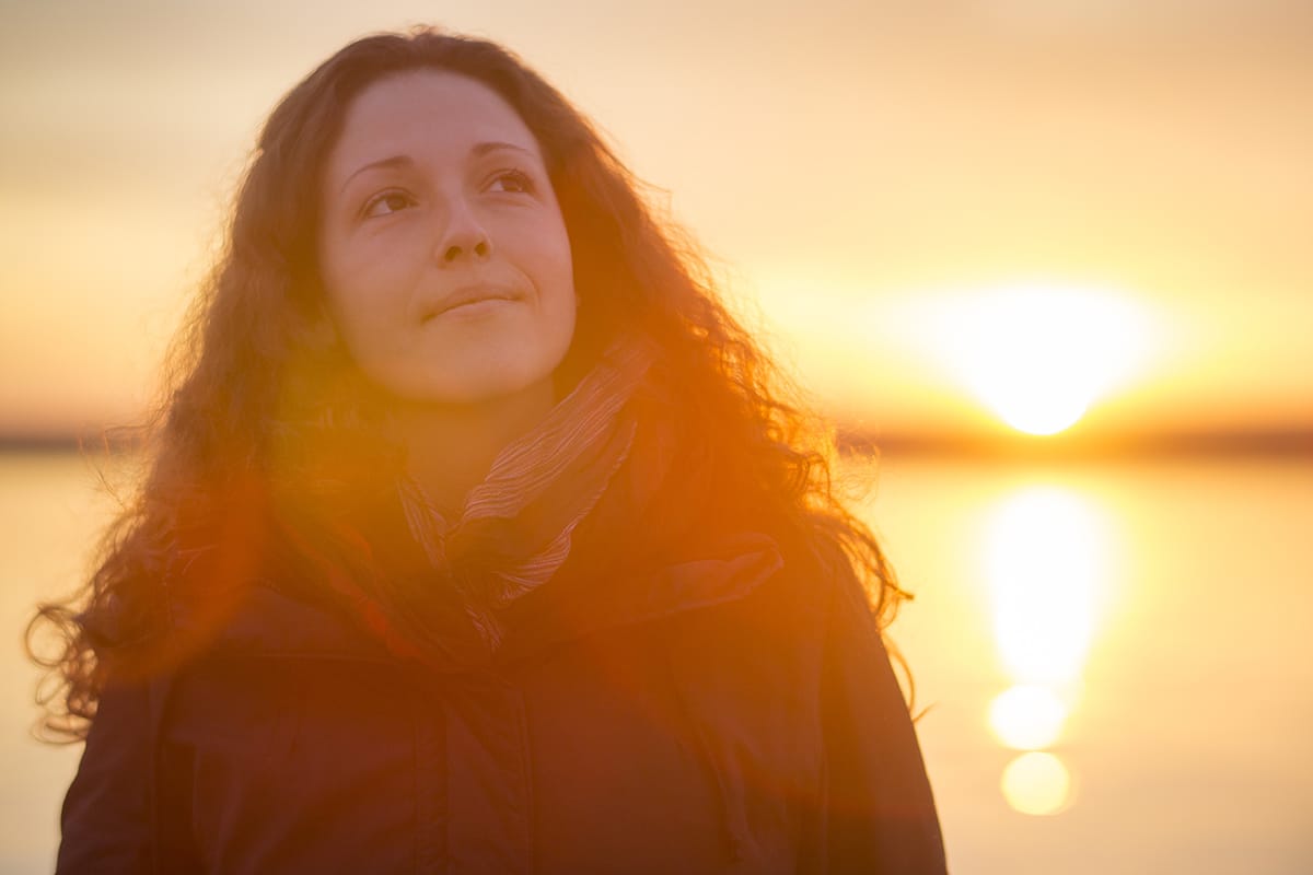 recovery and hope woman contemplates recovery and hope