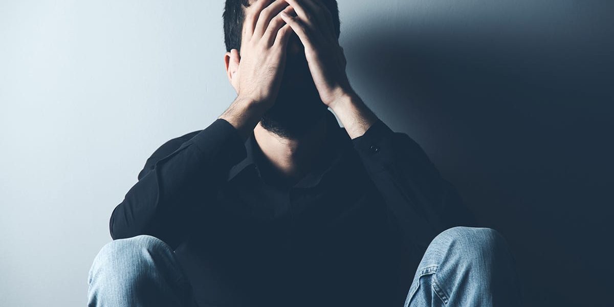 Man going through meth withdrawal symptoms.