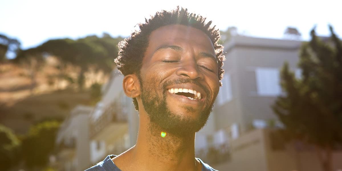 man happy after learning how recovery can transform you