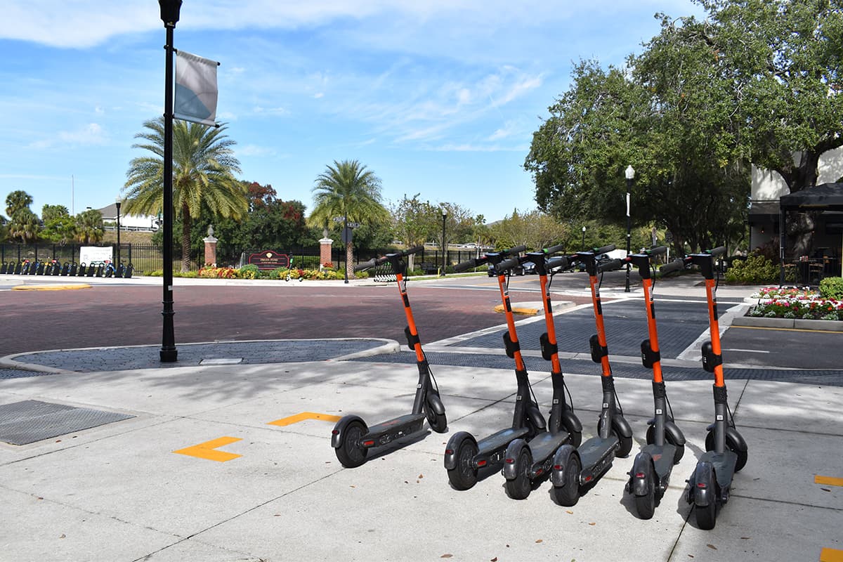 BoardPrep Recovery Center<sup>®</sup> outside scooters