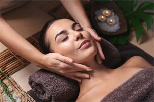 woman receives holistic therapy