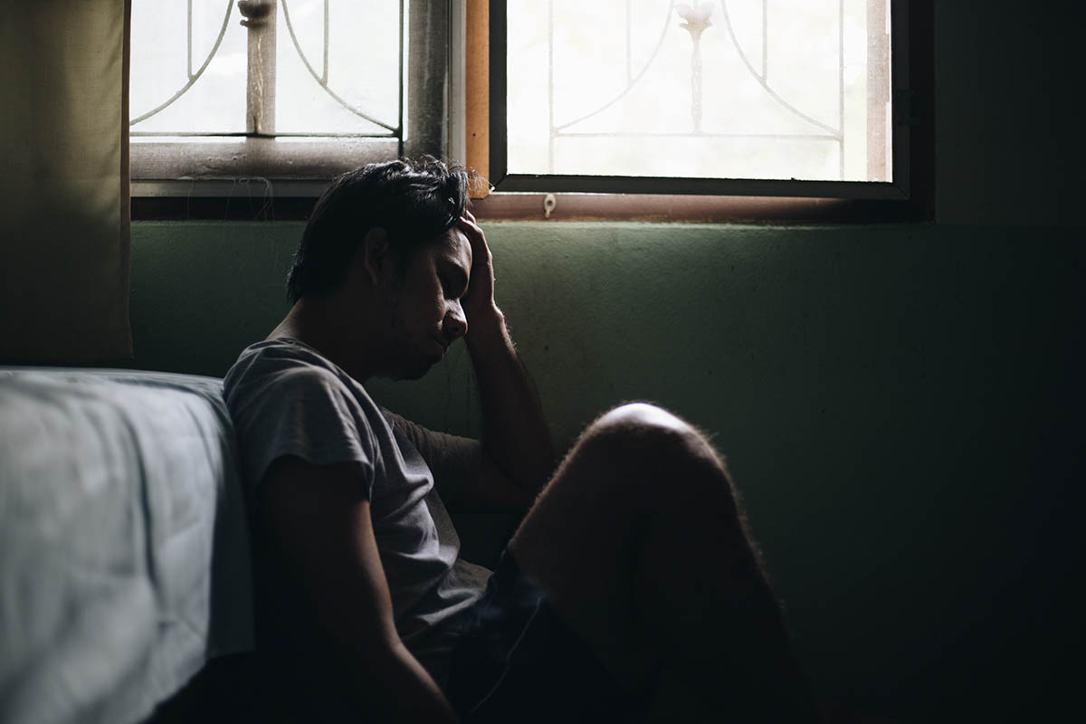 man goes through PTSD leading to recovery