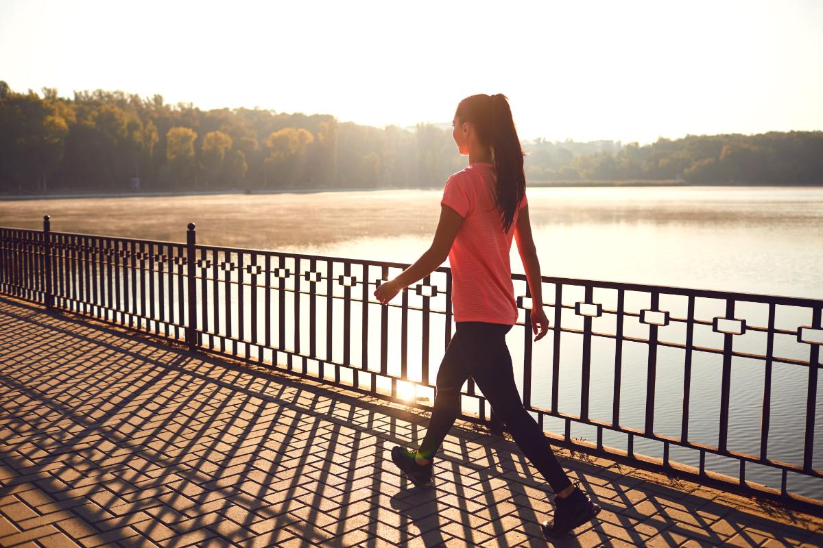 a woman goes for a walk as she considers 10 ideas for dealing with withdrawal